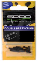 Spro Matt Black W-BRASS CRIMP # 0.7×1.5×L6 Spro Matt Black W-BRASS CRIMP # 0.7×1.5×L6