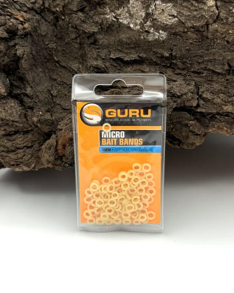 Guru Micro Bait Bands 2mm 4mm 100 Stück