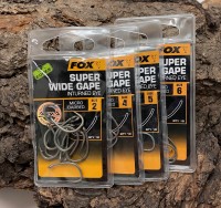 Fox Edges Super Wide Gape Inturned Eye Gr. 6 5 4 2 Fox Edges Super Wide Gape Inturned Eye Gr. 6 5 4 2