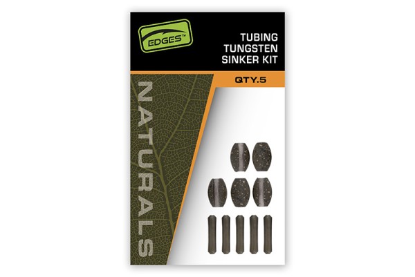 Fox Edges Naturals Tubing Tungsten Sinker Kit 5 Stück