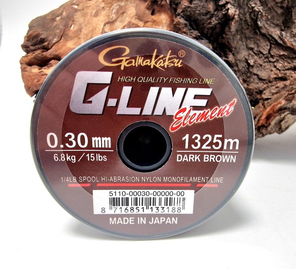 Gamaktsu G-Line Dark Brown 0,30mm 6,8kg 1325m