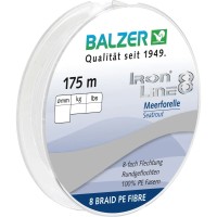 Balzer Iron Line 8x Seatrout 0,12mm 175m Spule 9,8kg Tragkraft