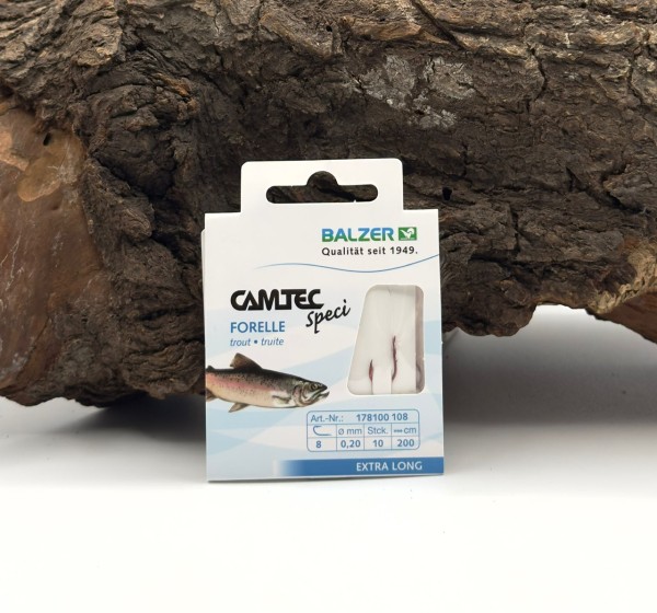Balzer Camtec Speci Forelle/Sbiro Rot 200cm Gr. 4 6 8 10 12