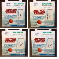 Balzer Method Feeder Hair Rig A mit Spiess 8mm Gr. 10 12 14 16 ABVERKAUF