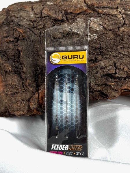 Guru Feeder Link Super Fine 2,25″ Anti-Tangle Running Rig 3 Stück