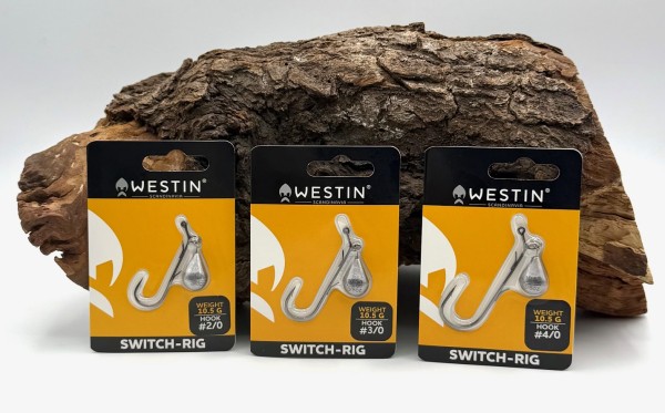 Westin Switch Rig Hook 10,5g Jig Haken mit Wechselgewicht Gr. 2/0 3/0 4/0