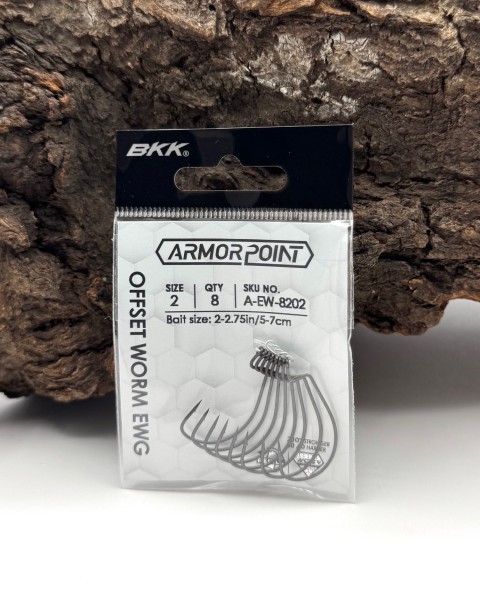 BKK Armorpoint Offset Worm EWG Haken #2 bis #4/0