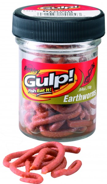GULP! NATURAL SOFT BAIT ERDWURM BRAUN ABVERKAUF