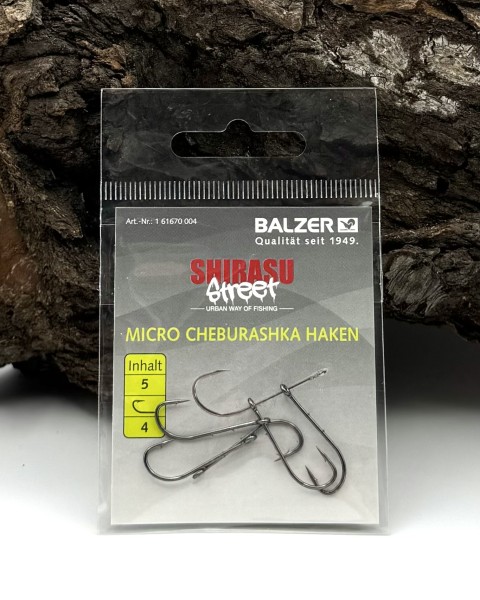 Balzer Shirasu Street Micro Cheburashka Haken Gr. 2 4 6 je 5 Stück