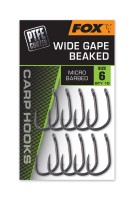 Fox Wide Gape Beaked PTFE Karpfenhaken Micro Barbed Größe 2 4 6