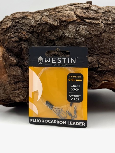 Westin Fluorocarbon Leader Vorfach Wirbeltonne & Snap