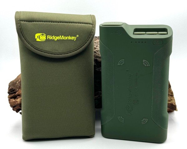 RidgeMonkey Vault C-Smart Wireless Green Powerbank 26950mAh 42150mAh 77850mAh