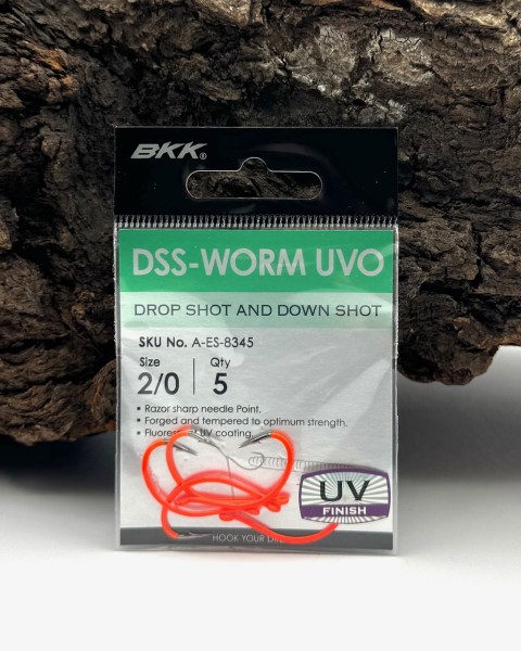 BKK DSS-Worm UVO Dropshot & Split Shot Haken