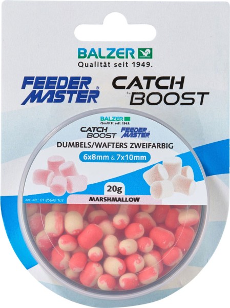 Balzer Catch Boost Method Feeder Dumbells Wafter 6x8mm & 7x10mm zweifarbig