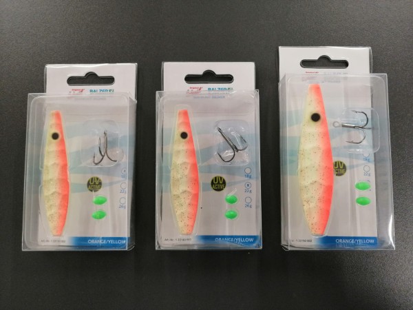 Balzer Colonel Z Seatrout Inliner 18g 22g 26g Orange Perlmutt Glitter Bleifrei SALE