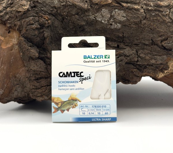 Balzer Camtec Speci Schonhaken Silber 60cm Gr. 2 4 6 8 10 12 14 16 18