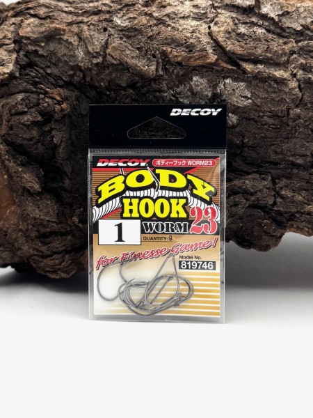 Decoy Body Hook Worm23 Wacky Neko Dropshot Haken Gr. 3 2 1 1/0