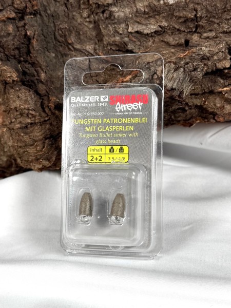 Balzer Shirasu Street Tungsten Patronenblei + 2 Glasperlen 3,5g-14,2g