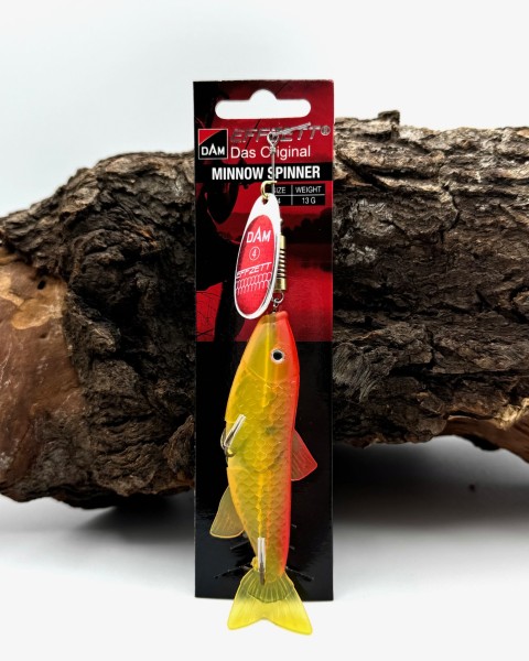 DAM Effzett Minnow Spinner Sinking 3g 5g 7g 13g Red Glitter