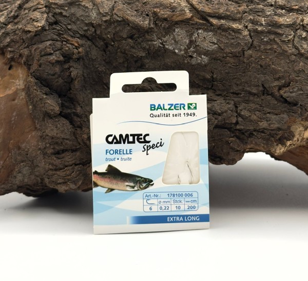Balzer Camtec Speci Forelle/Sbiro Silber 200cm Gr. 4 6 8 10 12 SALE