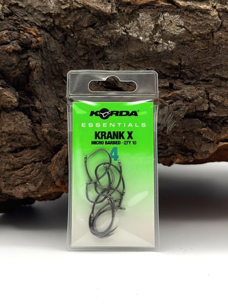 Korda Essentials Krank X Micro Barbed Karpfenhaken Gr. 2 & 4