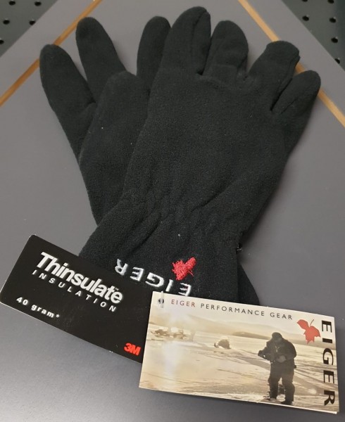 Eiger Fleece Thinsulate Glove Handschuhe Gr. S M Black