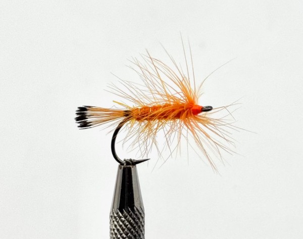 Seatrout Bratpfannenfüller orange Handgebunden Meerforellenfliege für Frühjahr Herbst