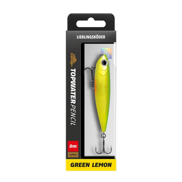 Lieblingsköder Topwater Pencil 8,5cm 16 Farben