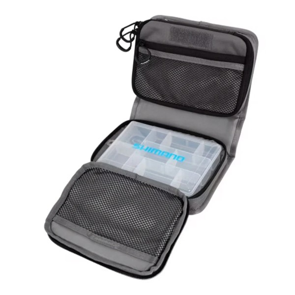 Shimano Predator Tackle Wallet Ködertasche inkl. Tacklebox 12x17x22cm