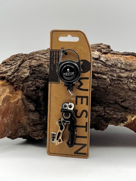 Westin Micro Line Cutter 2,5" Schnurschneider mit Pin on Reel incl. Ersatzklingen