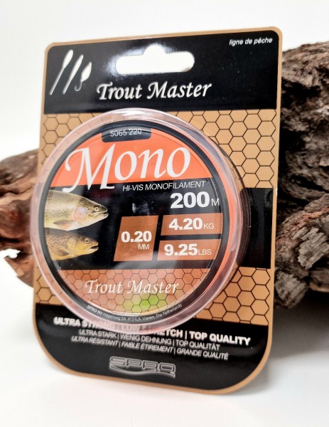 Spro TM Trout Master Hi-Vis Mono Orange 0,12mm - 0,22mm