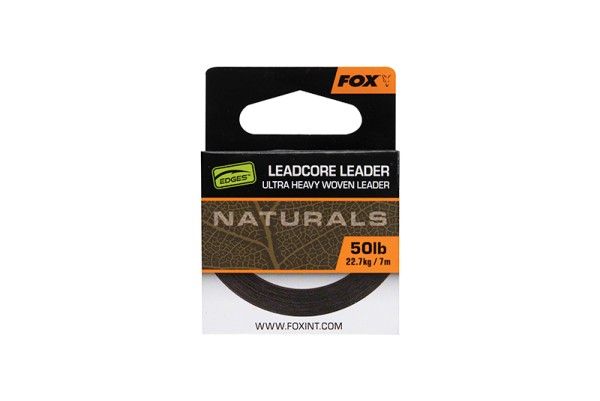 Fox EDGE Naturals Leadcore 50lb 7m