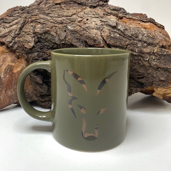 Fox Green Camo Head Ceramic Mug Tasse Keramiktasse 350ml