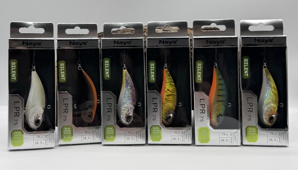 Nays LPR 75 Silent Lipless Crankbait 6 Farben