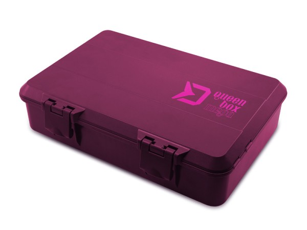 Delphin BOX Mega Organizer Anthrazit Queen EVA Kunstköderbox 28,5x21x7cm