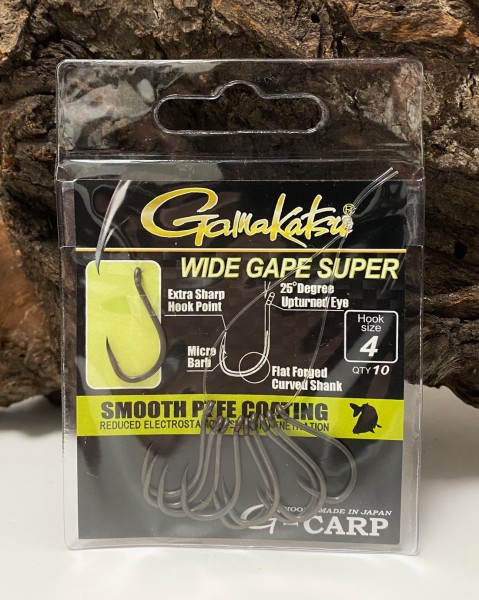 Gamakatsu G-Carp Wide Gape Super Hooks Gr. 4 6 8
