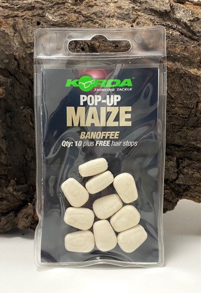 Korda Pop-up Maize Banoffee White Mais 10 Stück
