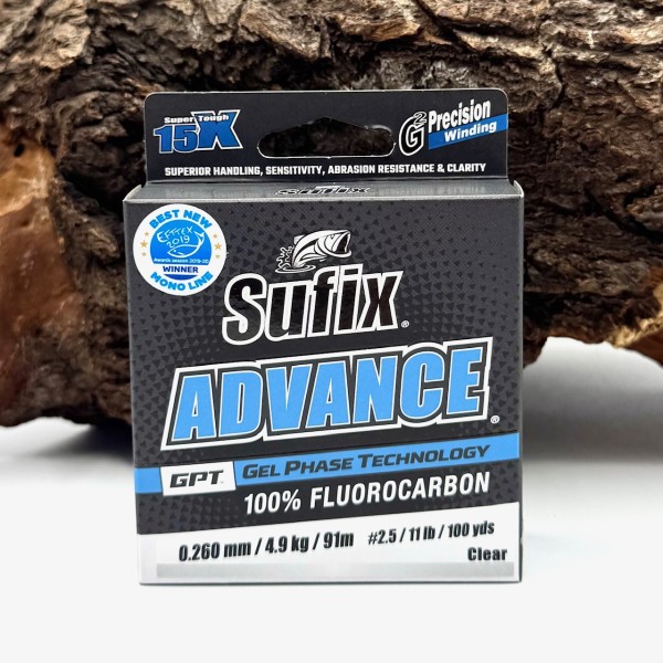 Sufix Advance FC Fluorocarbon 91m 0,205mm - 0,310mm Vorfachschnur