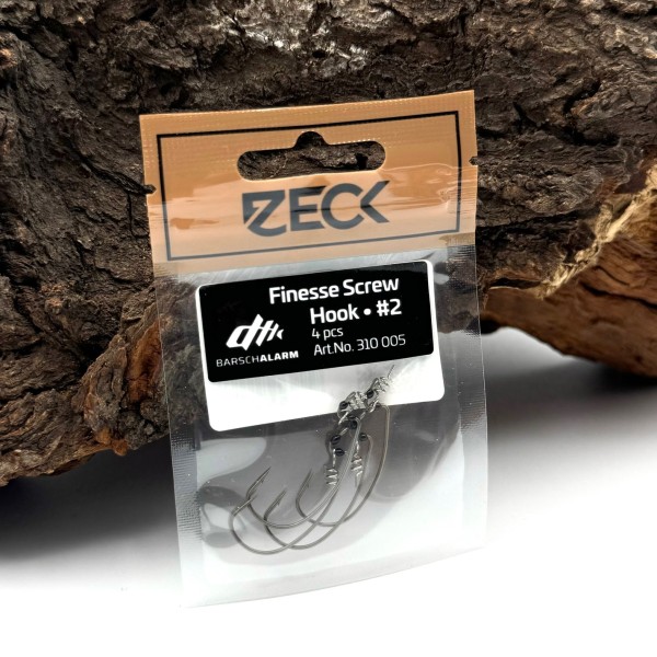 Zeck BA Finesse Screw Hook Gr. 2 1/0 2/0 4/0 Offsethaken