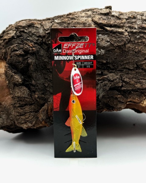 DAM Effzett Minnow Spinner Sinking 3g 5g 7g 13g Red Glitter