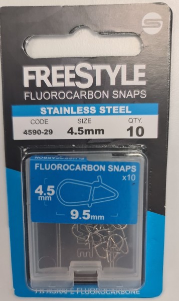 Spro Freestyle Stainless Fluorocarbon Snap 3mm 3,5mm 4mm 4,5mm