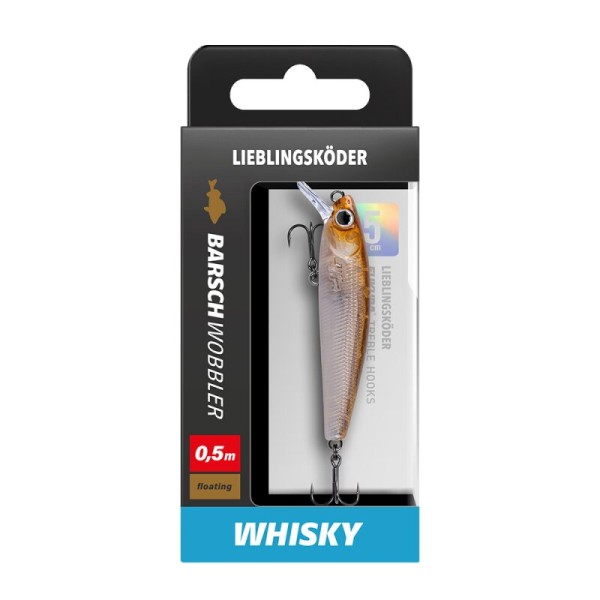 Lieblingsköder Barschwobbler 50mm 3,8g 0,5m Tauchtiefe Floating 16 Farben