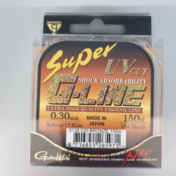 GAMAKATSU SUPER G-LINE NEO BRONZE 0,30mm 8,00kg 150m