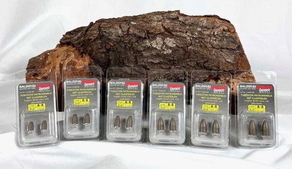 Balzer Shirasu Street Tungsten Patronenblei + 2 Glasperlen 3,5g-14,2g