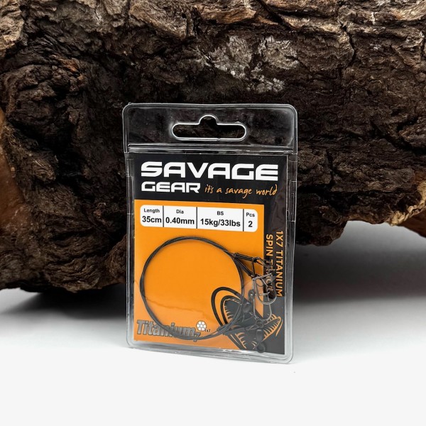 Savage Gear Titanium Trace Titanvorfach 3 Ausführungen Inhalt 2 Stück