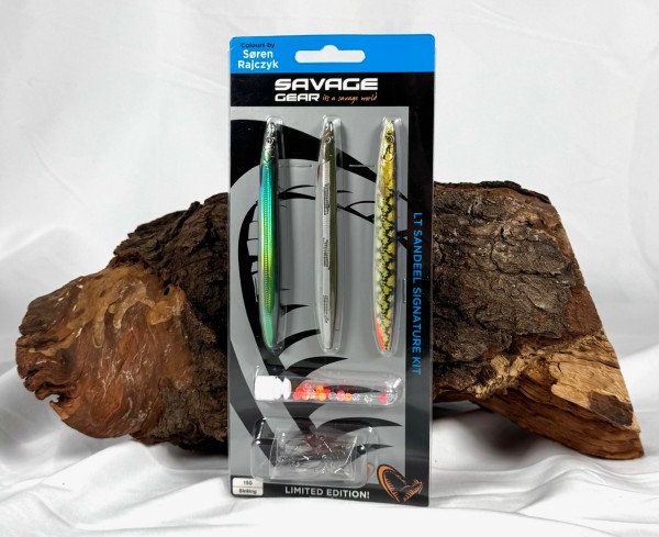 Savage Gear LT Sandeel Signature Kit 15g 11cm Limited Edition Mads Grosell, Max Bartholín, Søren Raj