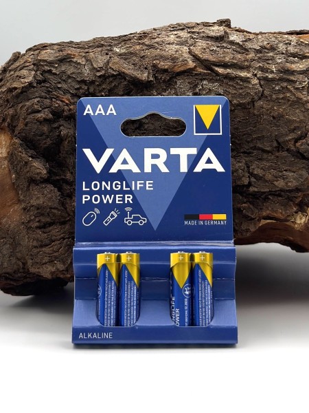 Varta Longlife Power Micro AAA Batterie 4903 LR03 (4er Blister)