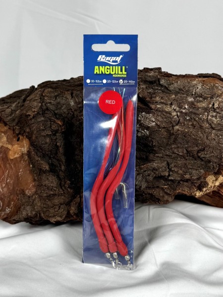 Ragot ANGUILL Rot 1/0 2/0 3/0 Gummi-Makk