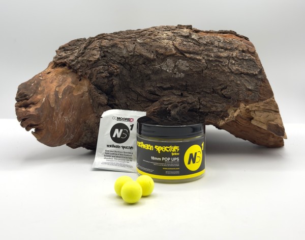 CC Moore Northern Specials NS1 Yellow Pop Ups 18mm 25 Stück + Booster