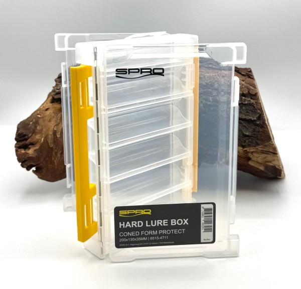 Spro Double Boxes Hard Lure Köder Box 20x13x3,5cm Transparent